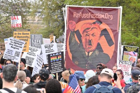 Hands-Off Rally, Donald Trump, Protest