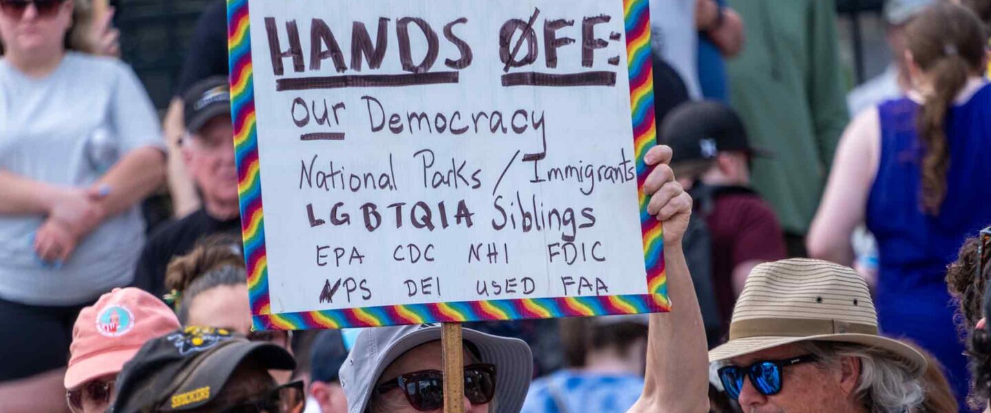 Hands Off protest, Atlanta, GA