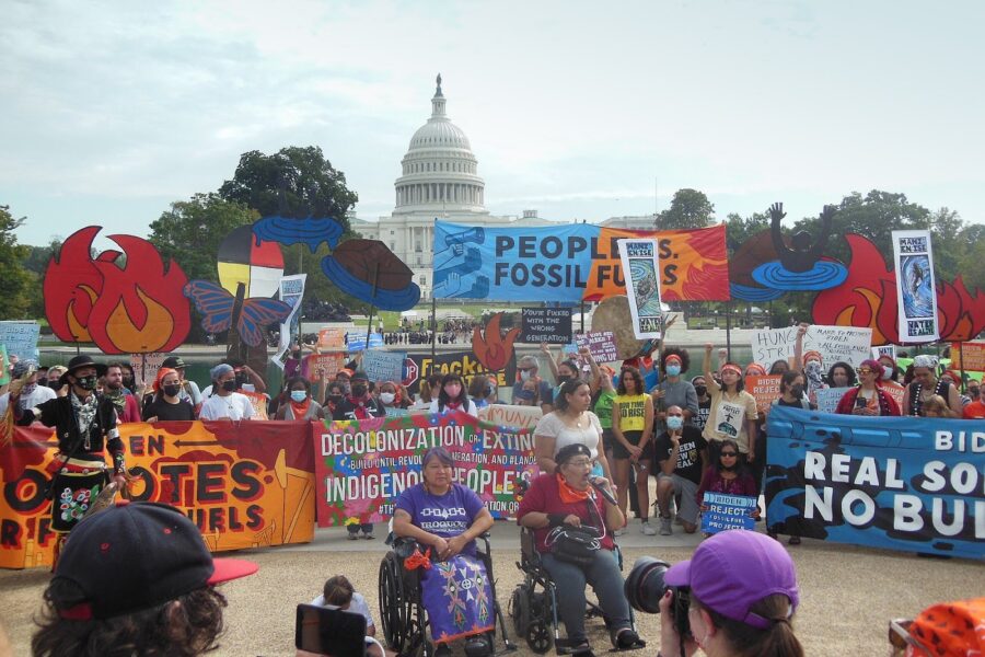 People vs. Fossil Fuels, protest, 2021, Washington, DC