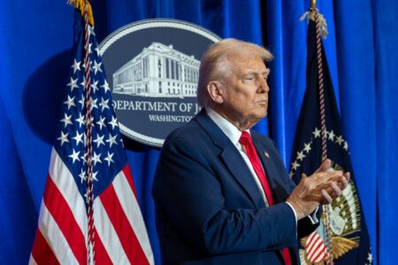 Donald Trump, Department of Justice, American Flag