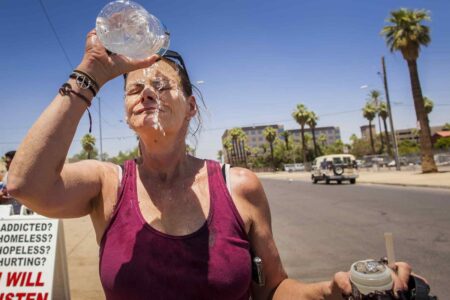 Water, hydration, homeless, Phoenix