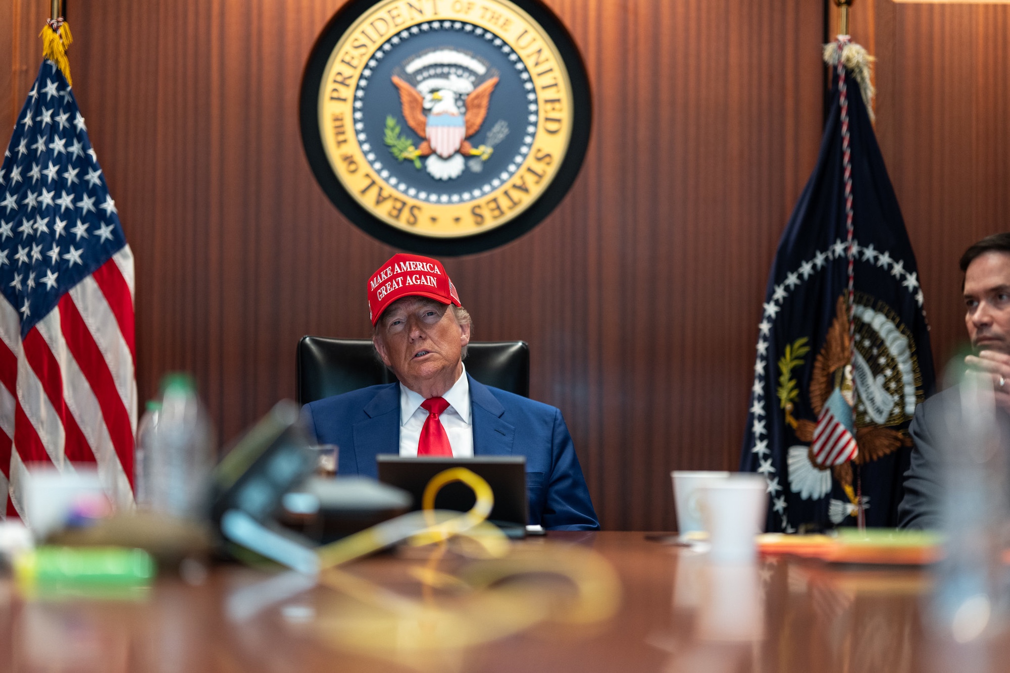 Donald Trump, Iran Attack, Situation Room