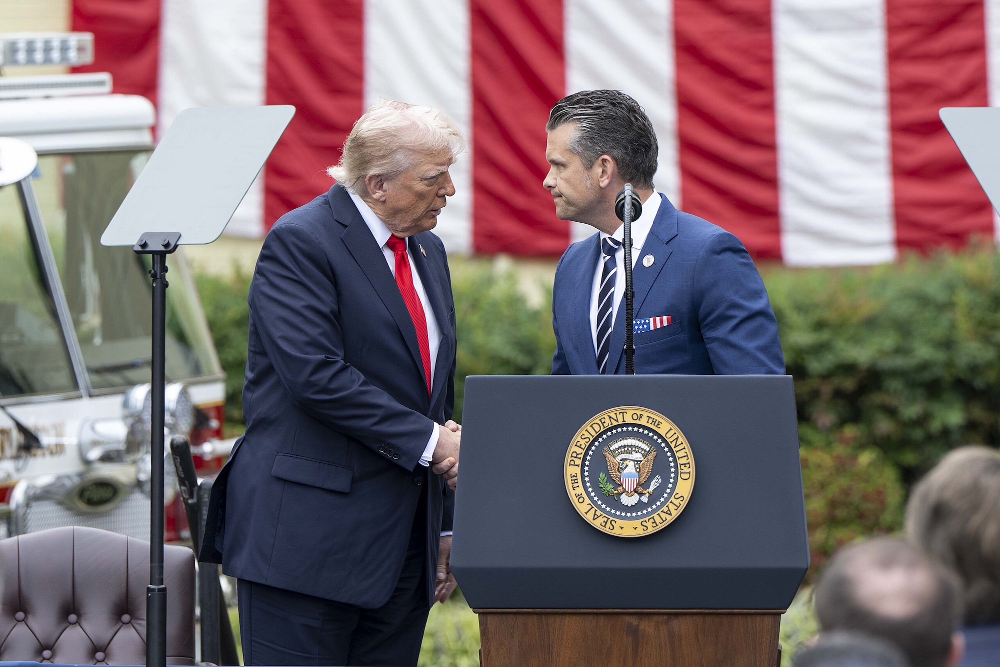 Donald Trump, Pete Hegseth, 911