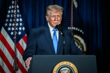 Donald Trump, National Guard shooting
