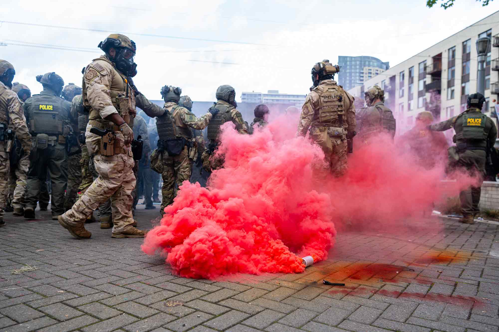 ICE, performs security theater, Portland