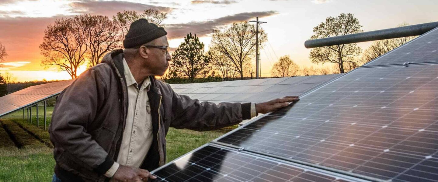 Aaron Webb, minority-owned, solar farm