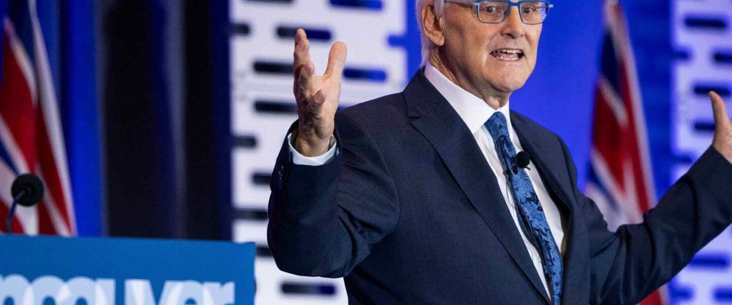 Gordon Campbell, delivers, keynote address